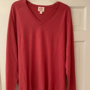 Brooks Brothers men’s coral sweater